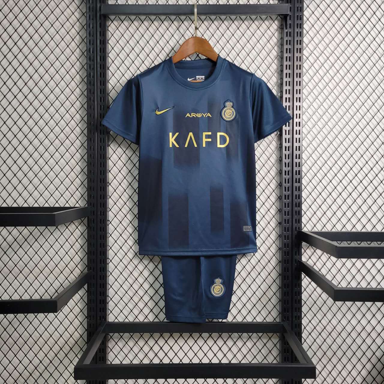 Al Nassr Riyadh Victory 23-24 Away Kids Kit